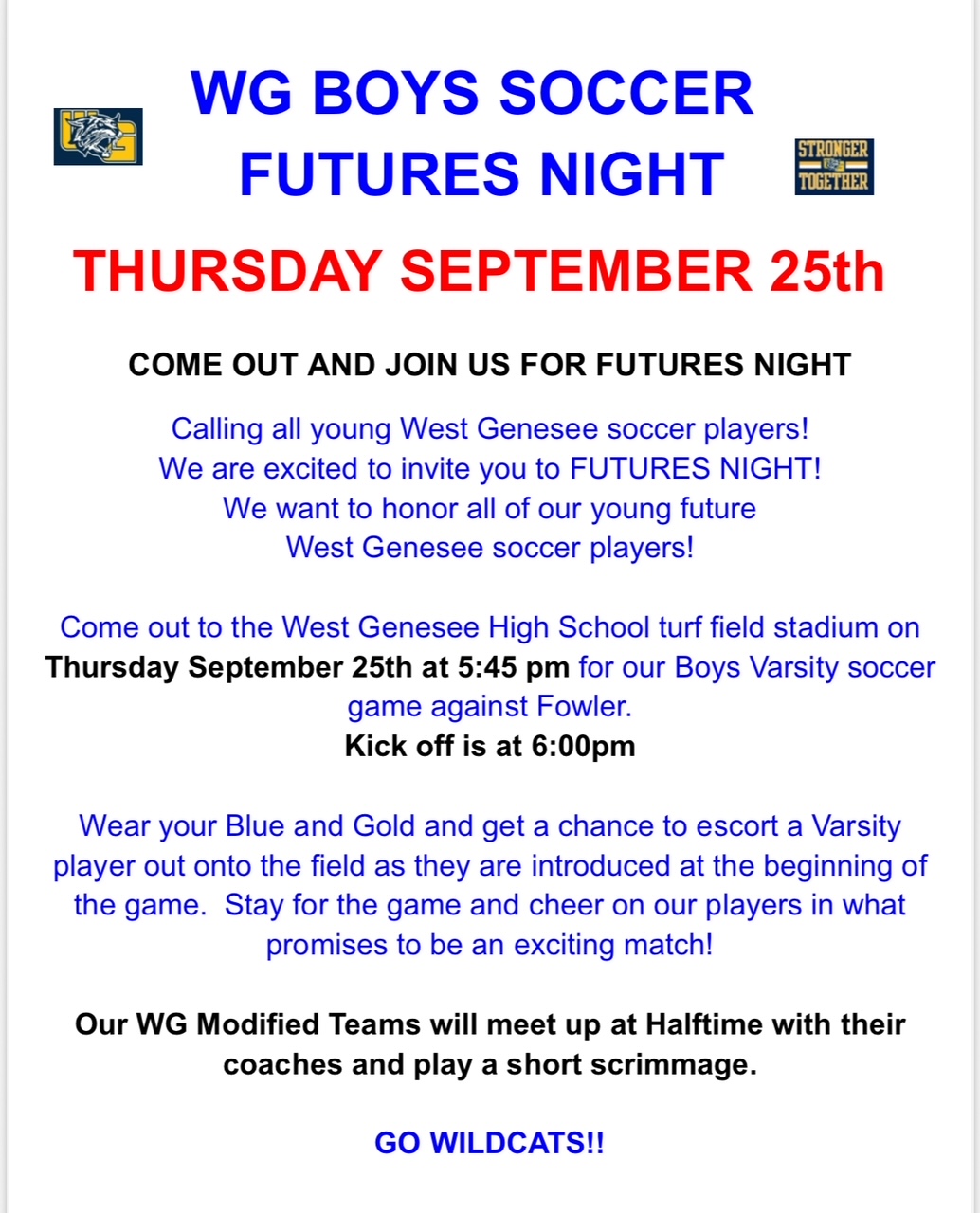 WG Future Night Thursday 9/25